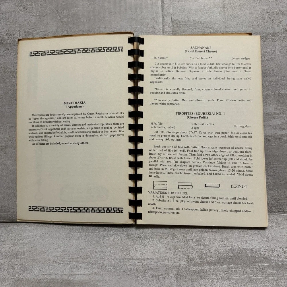 Treasury of Greek Cooking 1969 Cookbook Recipes Daughters‎ Penelope Syracuse NY